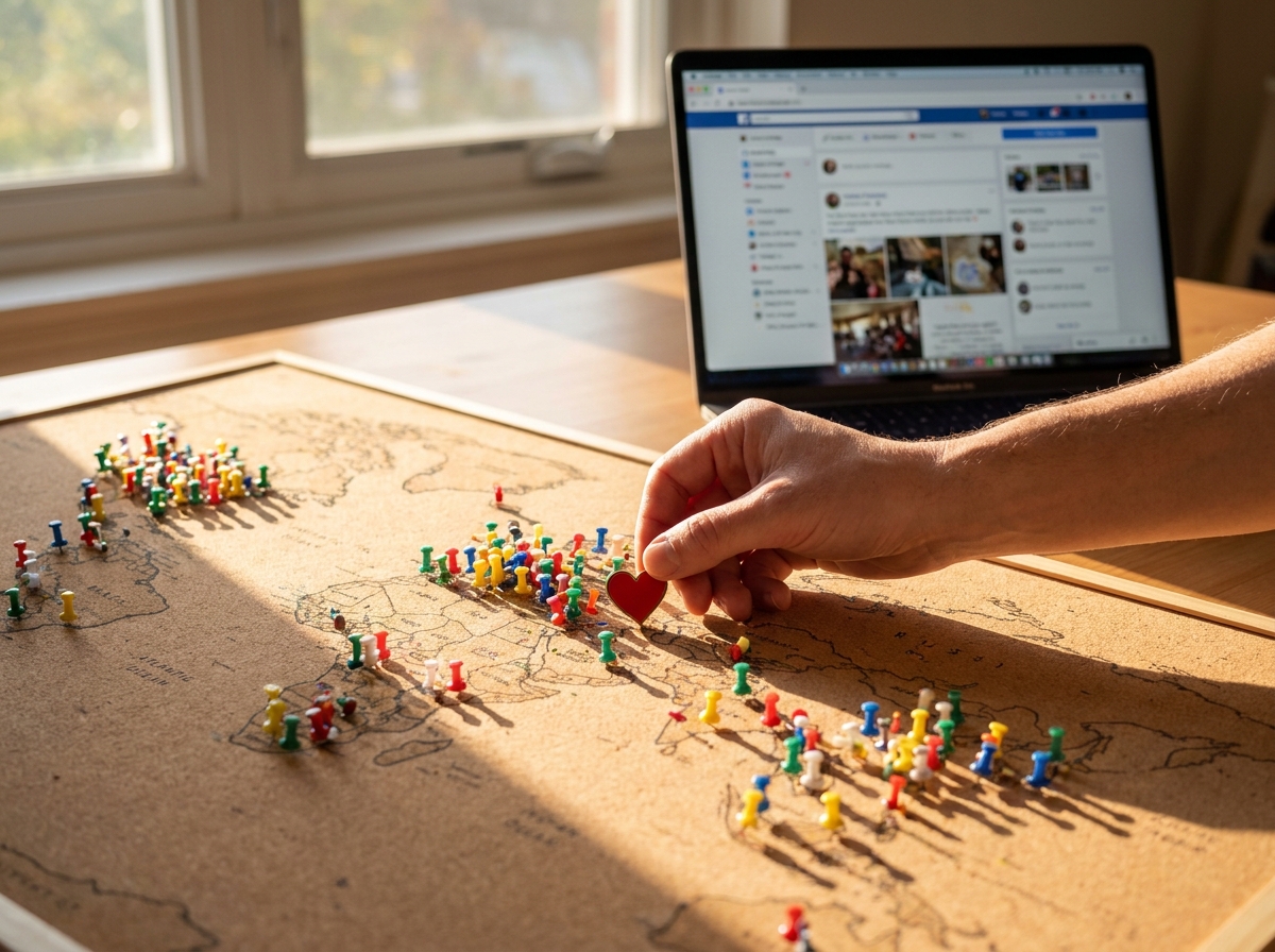 groupe de personnes connectées