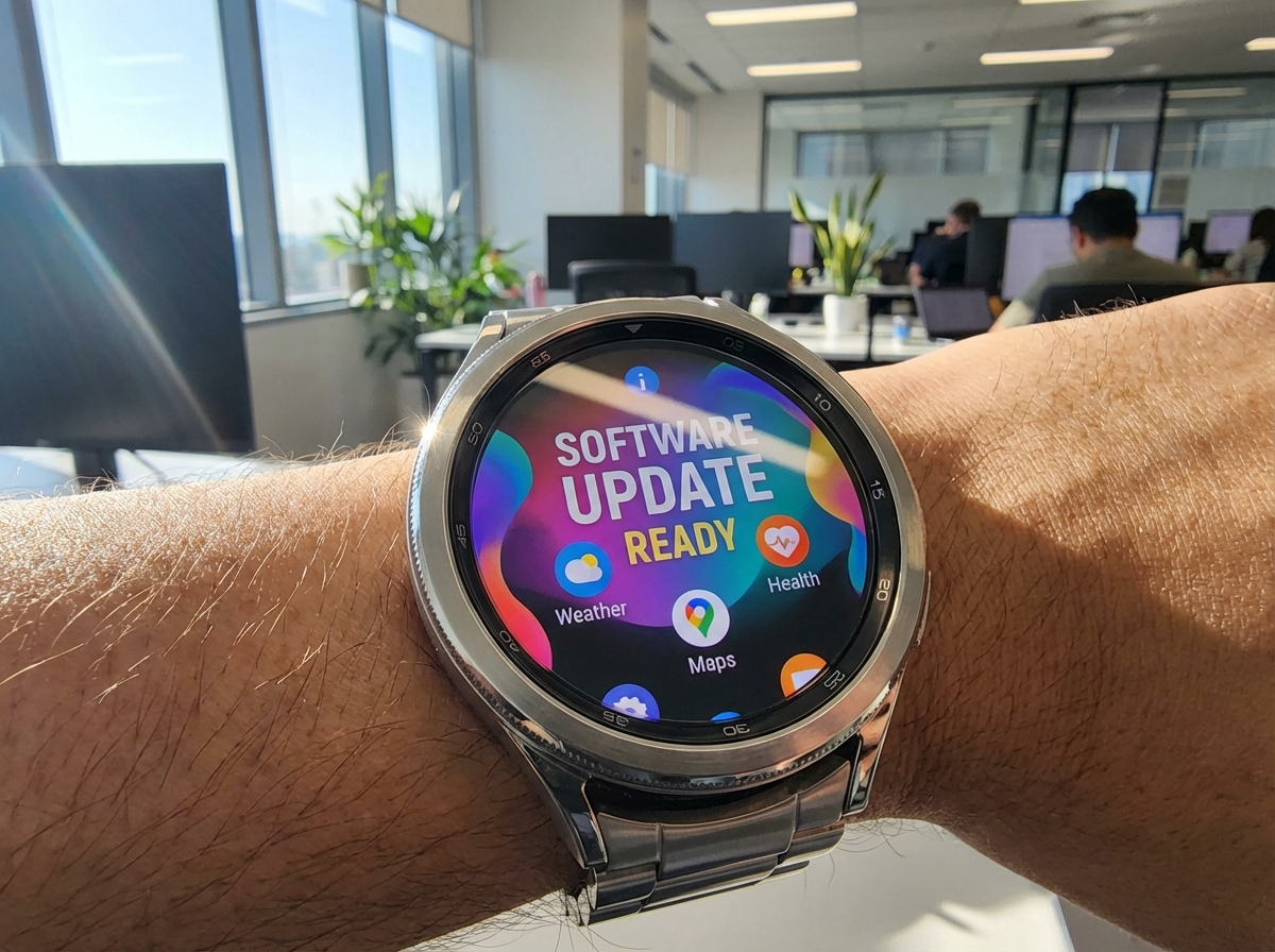 mise à jour galaxy watch